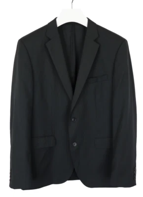 HUGO BOSS The Jam1/Sharp1 Blazer Men US 42 Wool Striped With Lapel Collar - Image 1 of 4