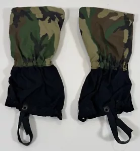 US Military Adventure Tech Gore-Tex Gaiters Woodland Camo - Picture 1 of 4