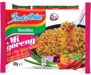 Indomie Mi Goreng Stir Fry Spicy Instant Noodles 80g, Pack of 40 - Picture 1 of 4