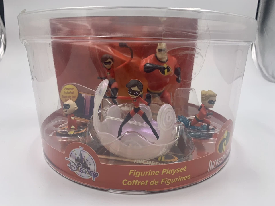 Disney Pixar Incredibles 2 Figurine Playset Collectibles 6 Figurines