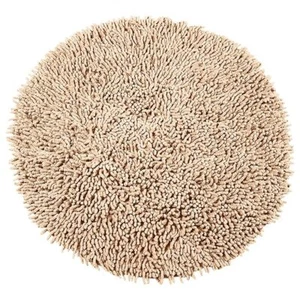 Bathmat Bathroom Rug Cotton Anti-Skid Round Bath Mats Shaggy 60x60 CM, Pack 1 - Picture 1 of 16