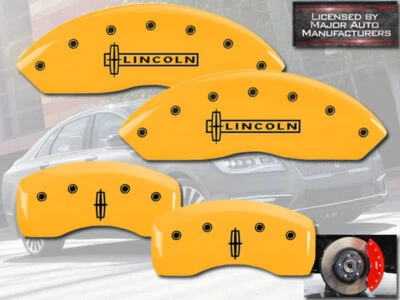 2013-2020 «Lincoln» MKZ 2,0 л передний задний желтый MGP тормоз диск суппорт крышка звезда - Изображение 1 из 4