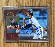 ￼Pittsburgh Pirates Jay Bell 1996 Select Autographed Card MLB￼￼