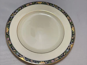 OSCAR DE LA RENTA FINE IVORY LAF19 FLEUR ROYALE SALAD PLATE 8 3/8" JAPAN RARE - Picture 1 of 5