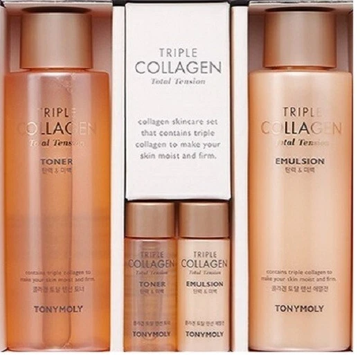 Tonymoly Triple Colágeno Tensión Set 2 Piezas Cuidado Anti Envejecimiento Foto 1 de 1