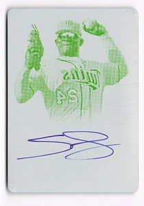 2013 Sterling Prospect Autograph Printing Plate Yellow Miguel Sano Twins (1/1)!! - Picture 1 of 2
