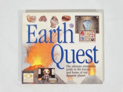 Vintage 1997 Earth Quest Interactive Learning CD-ROM PC Windows Apple Macintosh - Image 1 of 4