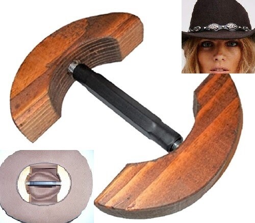 HAIBEIR Hat Stretcher,Wood Hat Stretcher,Adjustable Buckle Heavy Duty-Easy  to Use-Small Size 6.69 to 8.86-Brown : : Fashion