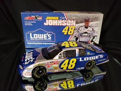 #48 Jimmie Johnson Lowes - Action 2002 Chevy Monte Carlo дебютант автомобиль 1:24 - Изображение 1 из 4