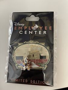Disney DEC Pin Studio Lot Cutting Building with Olaf Frozen - LE 250 Pins