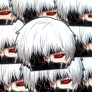 KANEKI ANIME PEEKER STICKER TOKYO GHOUL CAR DECAL - Picture 1 of 1