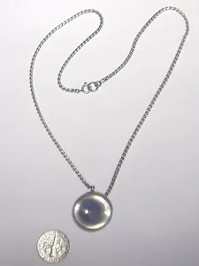 COLLAR MODERNISTA DE COLECCIÓN CADENA ESTERLINA S 925 PUNTOS FIRMADO COLLAR - Imagen 1 de 3