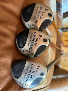 Callaway Big Bertha Steelhead Plus #3,#5, #11 Wood/Graphite Shafts - Picture 1 of 6