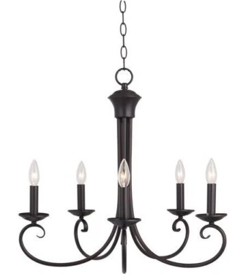 Maxim 70005OI 5 Light Loft Chandelier in Oil Rubbed Bronze - Image 1 of 4