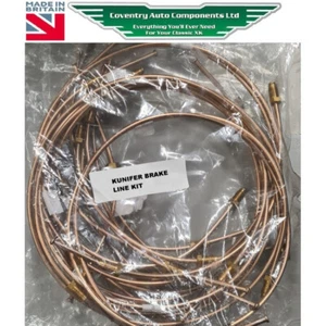 Kit tubi linea freno Jaguar XK140 guida sinistra (sistema singolo) in CUNIFER - Foto 1 di 7