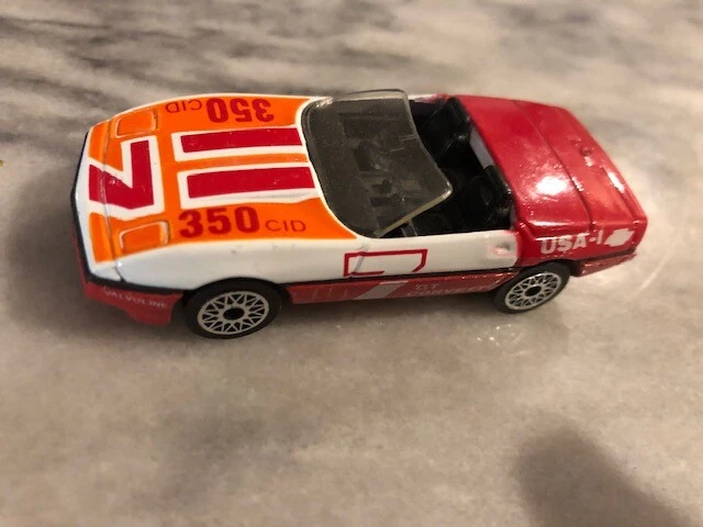 Matchbox Toys 1:56 Scale 1983 Die Cast Rare 1987 Corvette GT 7 350  - Image 1 of 1
