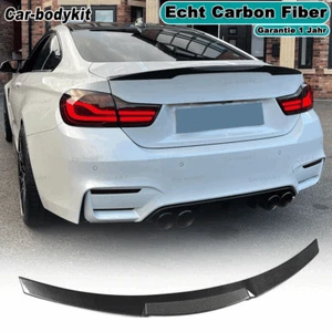 Alerón de carbono alerón trasero borde de demolición labio se adapta a BMW M4 F82 Coupe 2014-20 - Imagen 1 de 9