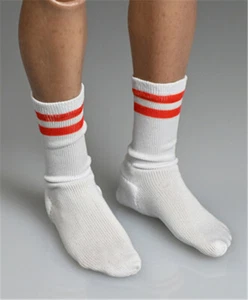 1:6 Red Stripe Socks Model For 12inch Male Phicen TBL HT Action Figure Body Toys - Picture 1 of 6
