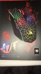 Bloody Blazing A70 Gaming Optical Mouse 4000DPI Core 4 Light Strike II 8 Buttons