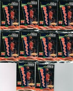 1996-97 NBA Upper Deck Collectors Choice Series 1 Spanish Pack Lot of (10) Packs