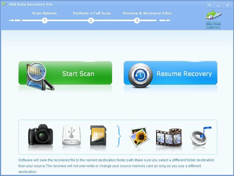 USB Data Recovery Pro Recover Data software - Image 1 of 1