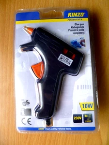 ade,6  ✅❌⭐ 1 Stck Mini-Heißklebepistole KINZO Tools + 2 Klebestifte [max 6 Stck] - Bild 1 von 3