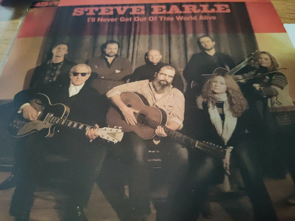 Steve Earle I'll Never Get Out..Alive Record Store Day 2011 7"45 Red NEW RSD OOP - Image 1 of 4