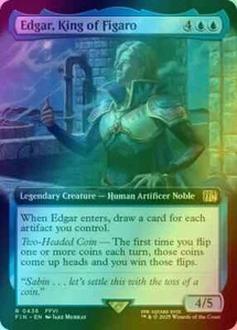 Edgar, King of Figaro (Extended Art) Final Fantasy Foil MTG Card Near Mint - Bild 1 von 1