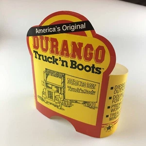 Vintage Durango Truck'n Boots Advertising Paper Boot Collar - Picture 1 of 10