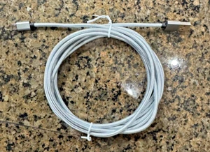 USB-A to USB Micro Charging/Data Transfer Cable Cord 10' Silver Phone Cable - Picture 1 of 3