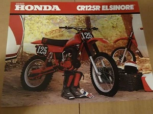 1980 Honda CR125 R Elsinore Motorcycle Sales Brochure - Literature - Picture 1 of 2