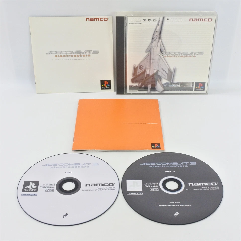 ACE COMBAT 3 Electrosphere PS1 Playstation For JP System ccc p1 - Image 1 of 2