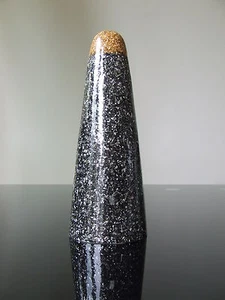 Orgone Radionics Dome 23k Gold Silver Copper Brass Steel Shungite Luck Wealth - Picture 1 of 6
