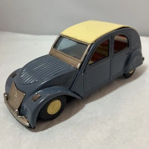 FRANZÖSISCHER CITROEN 2CV 196 AUTO BLECH REIBUNGS SPIELZEUG DAIYA JAPAN - Bild 1 von 11