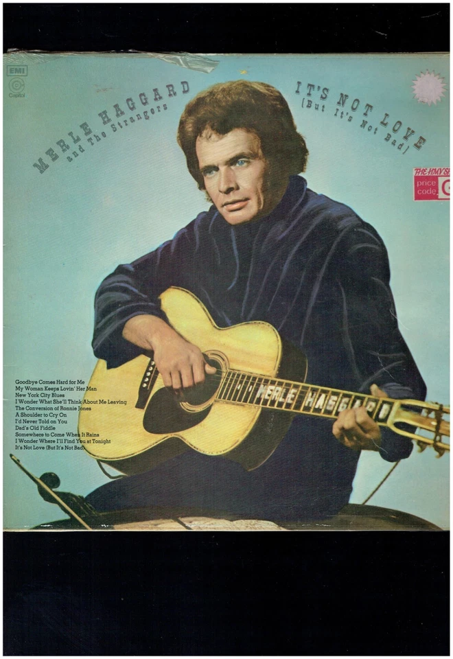 MERLE HAGGARD IT'S NOT LOVE( BUT IT'S NOT BAD) 1972 VINYL  ALBUM - Image 1 of 1