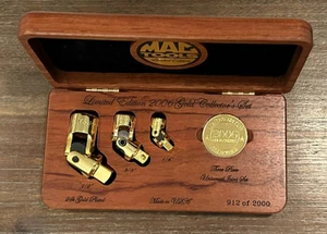 MAC Tools Ltd Edition 2006 24k Gold Plated Universal Joint Set With Walnut Case - Bild 1 von 4