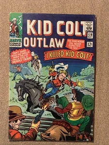 Kid Colt Outlaw #128 FN/VFN 1966 Marvel Western "I killed Kid Colt" - Picture 1 of 17