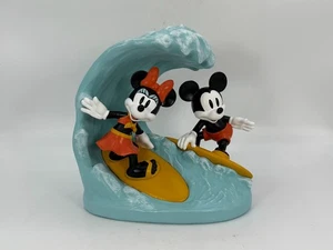 Disney's Mickey and Minnie Mouse Surfing a Wave Figurine - Picture 1 of 10