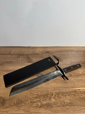 Svord Von Tempsky Golok Fixed Knife 13.25" 8670 Steel Blade Wenge Wood Handle - Image 1 of 4