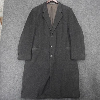 Crombie Overcoat Wool Mens 44R Vintage Gray - Image 1 of 4
