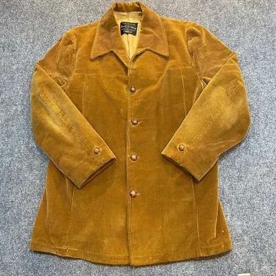 Chaqueta Deportiva Vintage Brad Whitney Marrón Pana Grande Excelente Estado Años 70 Foto 1 de 4