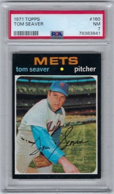 Tom Seaver 1971 Topps PSA 7 Foto 1 de 2