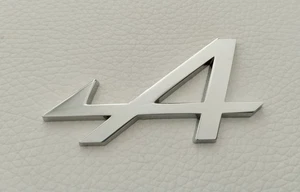 Metall Emblem Logo A Chrom Alpine Renault Karosserie und Interieur - Bild 1 von 3