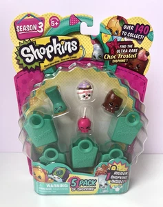 Auténtico Shopkins Temporada 3 ~ Paquete de 5 - Difícil de encontrar - Imagen 1 de 2