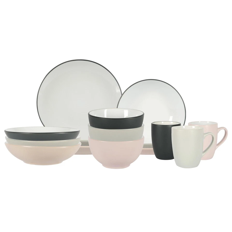 Pratos de jantar, prato lateral, tigelas e canecas de café | Grés | Essenciais no eBay - Imagem 1 de 1