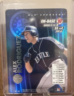 2001 MLB Showdown Alex Rodriguez Holo Foil #397 Mariners - Image 1 of 2