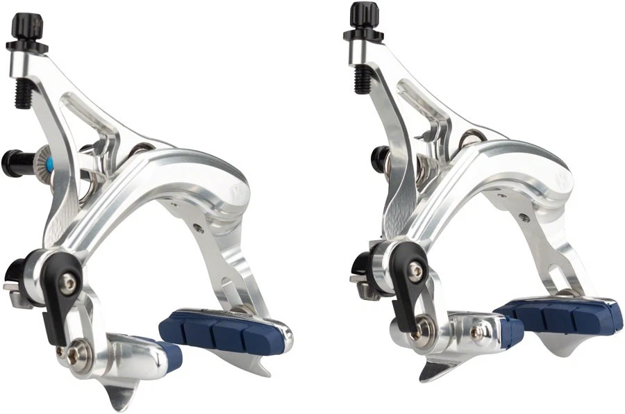 Juego de frenos de largo alcance Velo Orange Grand Cru - delanteros y traseros, doble pivote, plateado Foto 1 de 3