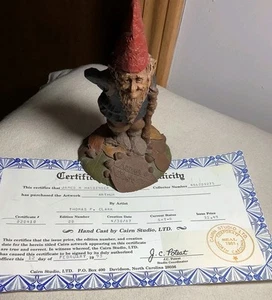 Thomas Clark Wichtel Skulptur ~ Arthur 20 ~ Vintage 1987 - Echtheitszertifikat ~ signiert/nummeriert/Münze - Bild 1 von 7