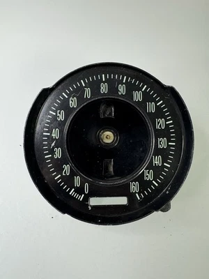 1963 1964 Chevrolet Corvette 160 MPH quadro de carcaça de velocímetro OEM face de fábrica - Imagem 1 de 4