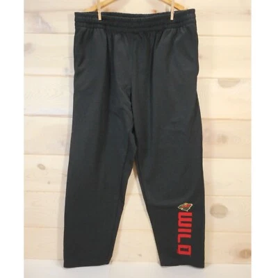 Мужские тренировочные штаны NHL Minnesota Wild размер XL темно-серые спортивный логотип эластичная талия - Изображение 1 из 4